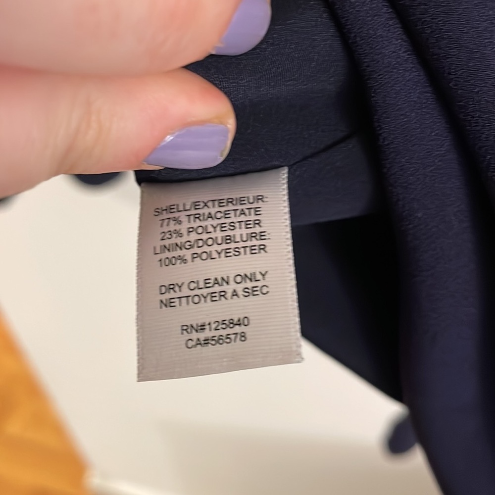 Intermix Navy Blouse - image 5